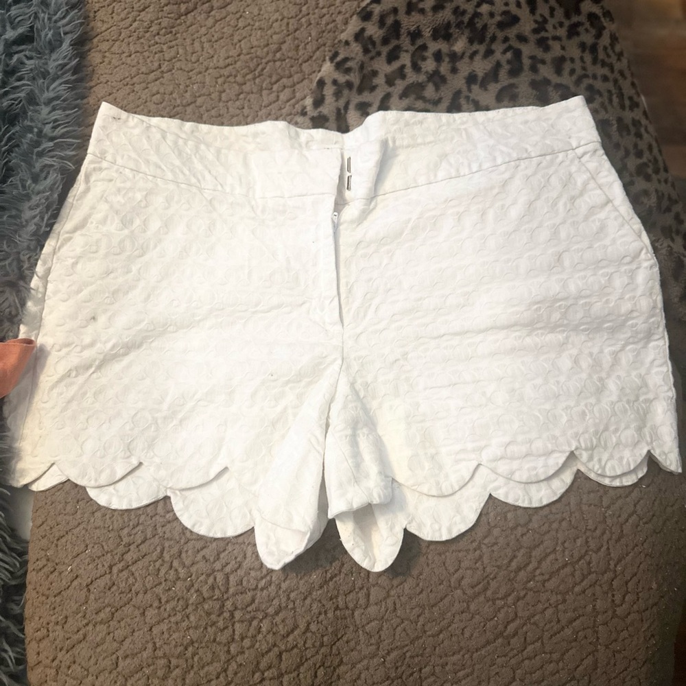 Scalloped shorts